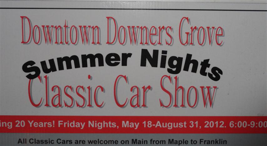 Downers Grove Summer Nights Classic Car Show